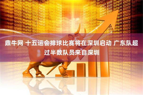 鼎牛网 十五运会排球比赛将在深圳启动 广东队超过半数队员来自深圳