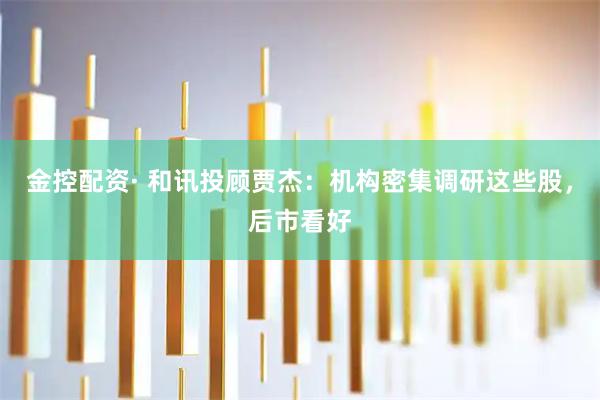金控配资· 和讯投顾贾杰：机构密集调研这些股，后市看好
