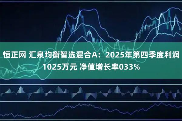 恒正网 汇泉均衡智选混合A：2025年第四季度利润1025万元 净值增长率033%